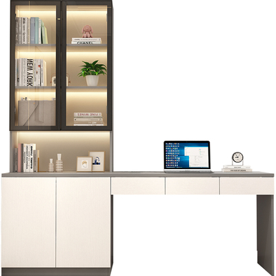 轻奢双人转角电脑桌办公学习桌子