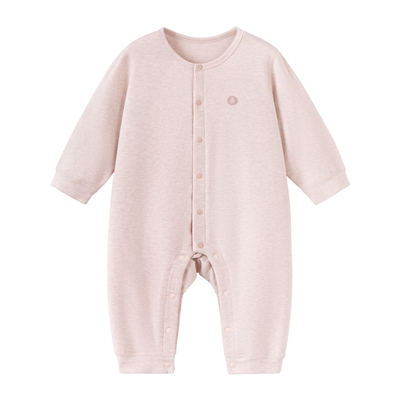 babylove[暖呼吸]婴儿连体衣秋冬羊毛保暖哈衣爬爬服睡衣宝宝衣服