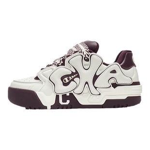 Champion冠军扣扣乐厚底板鞋面包鞋女鞋潮牌男鞋休闲鞋百搭小白鞋