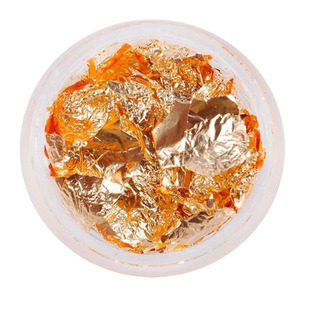 日式美甲饰品金银箔纸超薄免撕锡箔碎纸光疗指甲装饰品指甲贴工具