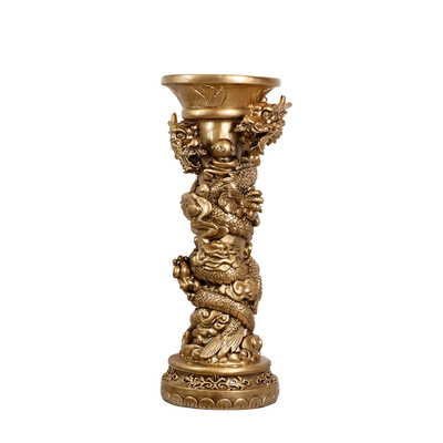 欧式风大型奢华电视柜旁边罗马柱