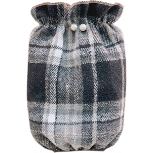 新款小香风格子袖套羽绒服护袖女款冬季学生成人防脏袖头棉衣套袖