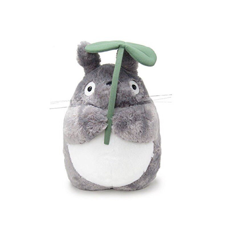 totoro日本正版荷叶龙猫公仔