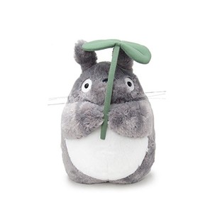 日本totoro宫崎骏吉卜力周边正版荷叶龙猫公仔娃娃抱枕毛绒玩具