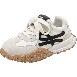 儿童加绒鞋子女童二棉德训运动鞋2025新款秋冬季大童女款轻便宝宝