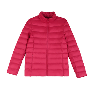 啄木鸟轻薄羽绒服女2025新款短款保暖白鸭绒时尚爆款秋冬轻便外套