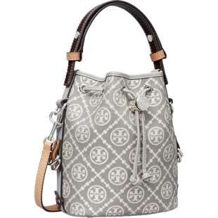 【礼物】TORY BURCH 汤丽柏琦 T MONOGRAM 迷你斜挎水桶包 178739