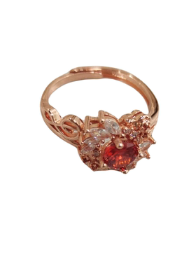 女款戒指镶钻小众设计