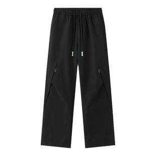 回力美式机能工装伞兵裤男士秋冬季2025新款加绒厚休闲运动长裤子