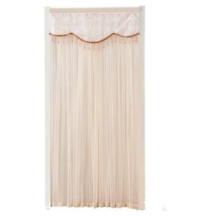 新款门帘防蚊遮隐私家用挂帘伸缩杆魔术贴免打孔帘四季通用隔断帘