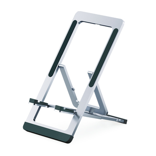 iPad手机平板支架金属升级版铝合金便携折叠支架多档位可调节卡片式收纳支架