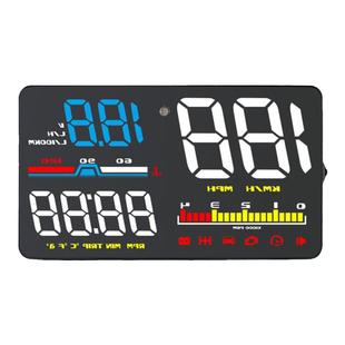 车载HUD抬头显示器汽车OBD多功能车速水温油耗转速仪表盘高清投影