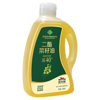 金丰盛甘油二酯菜籽油低芥酸1L装