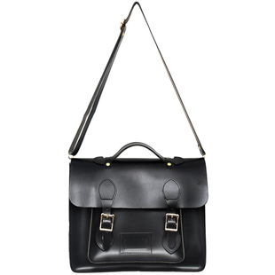 复古邮差包男大容量斜挎包女百搭纯色时尚双肩包潮牌新JK制服背包