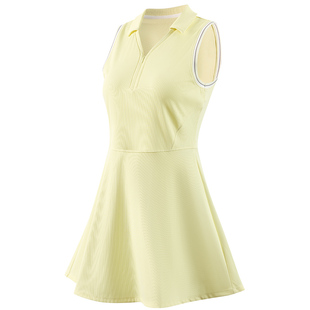 天使季节无袖polo网球连衣裙女绝美羽毛球运动瑜伽裙棒球裙网球服