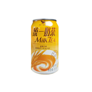 统一阿萨姆奶茶麦香味310ml*24罐 巧克力麦香味草莓味饮料整箱装