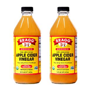 【下拉领淘金币】BRAGG浓缩原浆苹果醋  0糖0脂0卡美国进口
