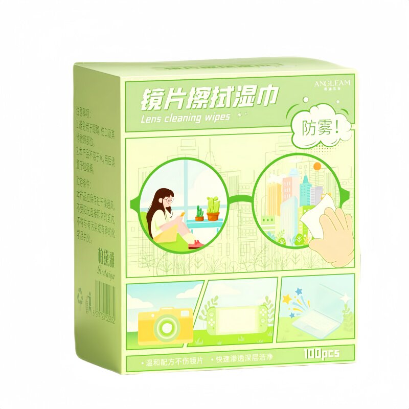 德国标准眼镜清洁湿巾无酒精眼镜布防雾擦镜纸相机镜头清洁湿纸巾
