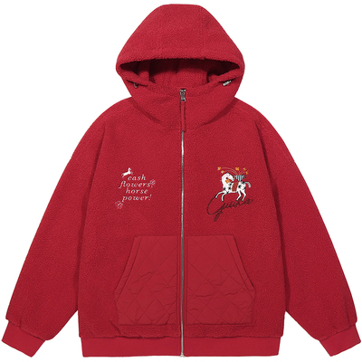 GUUKA马年限定羊羔绒外套