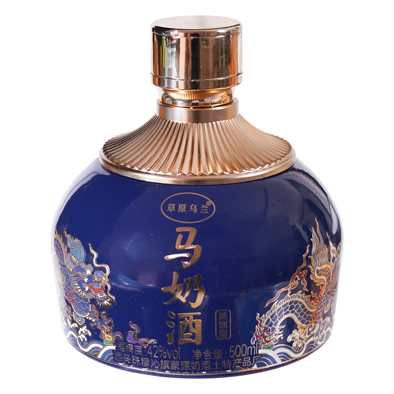 草原乌兰马奶酒42度500ml*4瓶