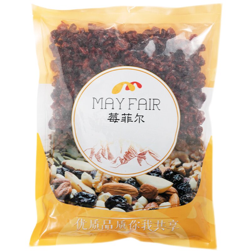 莓菲尔蔓越莓干1kg烘培用曼越梅莓干果干蔓越莓切片曲奇饼干材料