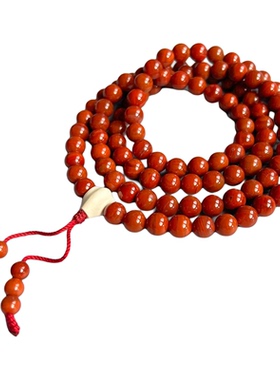 南红玛瑙瓦西牛血柿子红怀业念珠