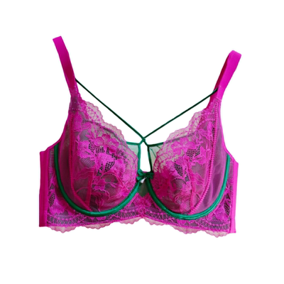 超轻薄法式蕾丝聚拢显小文胸套装