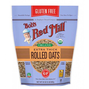 鲍勃红磨坊无麸质特厚燕麦片泡隔夜麦片Gluten Free Rolled Oats