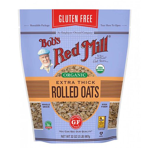 鲍勃红磨坊无麸质特厚燕麦片泡隔夜麦片Gluten Free Rolled Oats