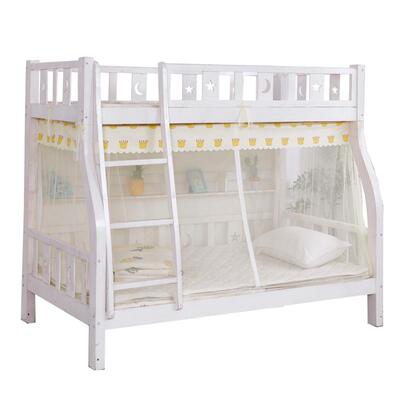 子母床15米上下铺双层床梯形蚊帐