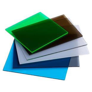 阳光板透明pc耐力板2mm3mm5mm户外雨棚遮阳棚采光隔热阳光房顶棚