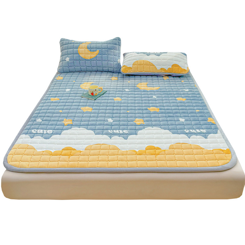 牛奶绒150x200榻榻米床垫软垫子