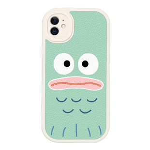 人鱼汉顿手机壳适用苹果14丑萌17套16女15华为mate50pro荣耀60丑鱼iphone13香肠嘴p70小米12鱼怪oppo红米vivo