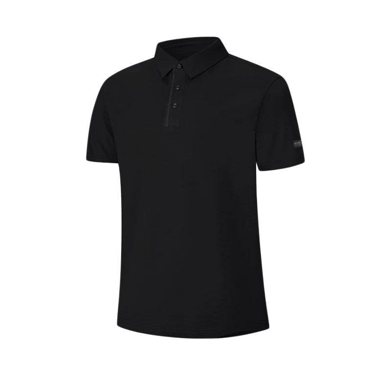 特步大师POLO衫冰丝翻领T恤男