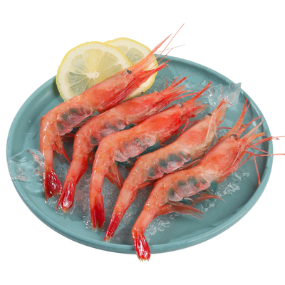 北极甜虾刺身生吃即食带籽其他