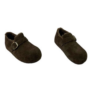 欧洲站女鞋2025冬季新款欧货磨砂皮内增高绒里保暖时尚棉鞋勃肯鞋