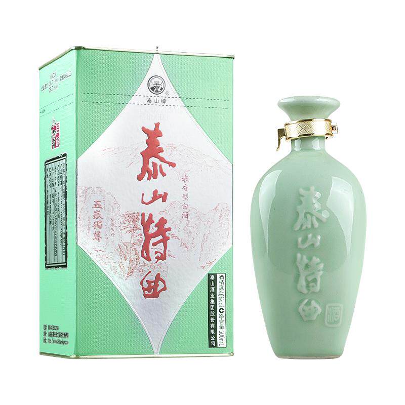 泰山特曲青瓷白酒40度浓香型白酒
