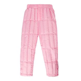 校服内搭裤轻薄羽绒裤儿童冬季保暖男女裤子亲子滑雪羽绒内胆长裤