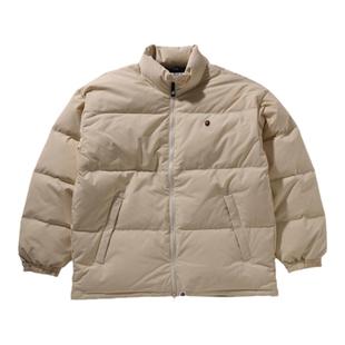 BAPE男装24年秋冬猿人刺绣标纯色羽绒服X44005N