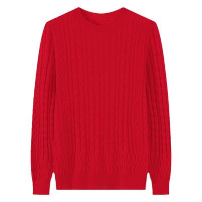 羊绒衫女士圆领变化组织女套衫