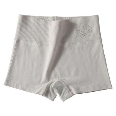 无痕高腰防走光平角内裤纯棉收腹