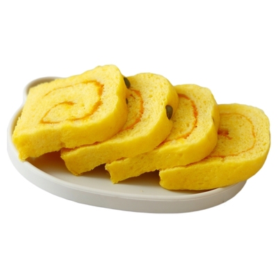 宝宝来麻无糖精南瓜蒸吐司面包10片儿童早餐半成品赠宝宝辅食食谱