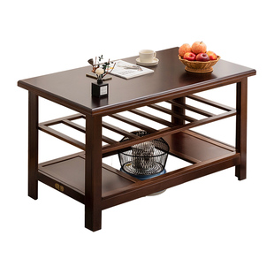 茶几客厅家用烤火桌子新款长方形烤火架冬季取暖实木折叠简易餐桌