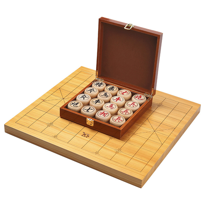 家用加厚木质特大送长辈中国象棋
