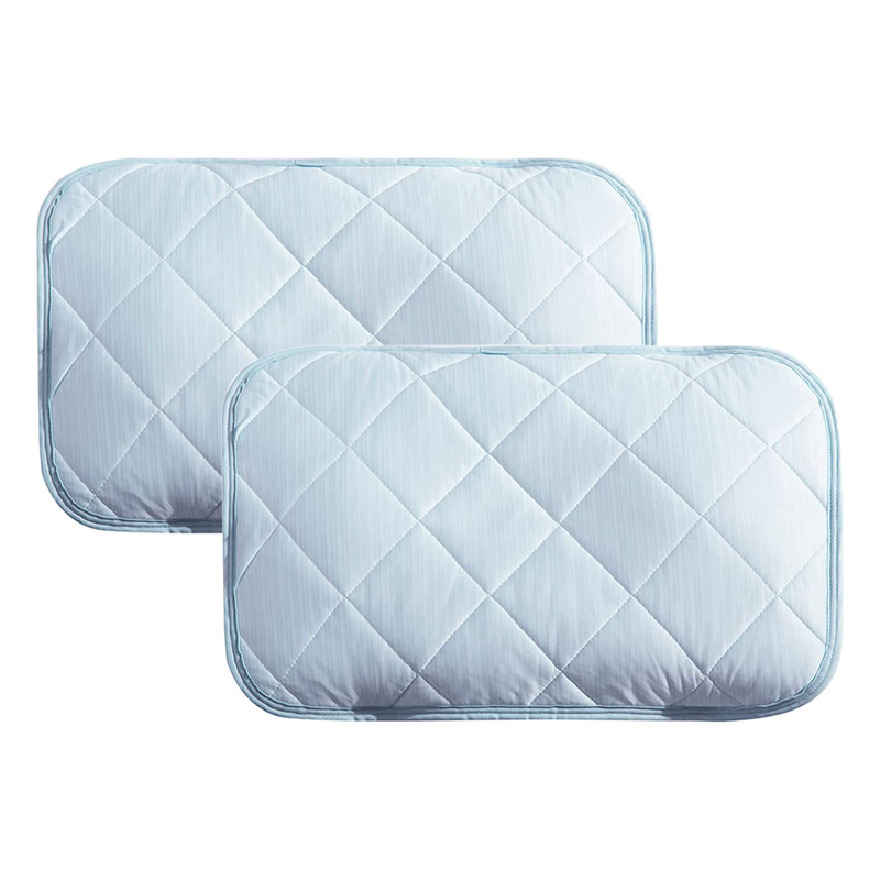 出口日式夏季凉感枕巾冰丝枕套单个装家用防滑透气可水洗冷感枕垫