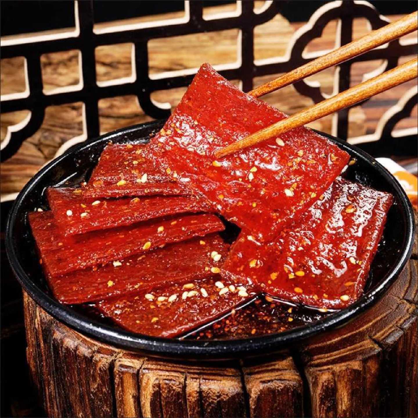 思乡山素牛板筋辣条湖南怀旧特产休闲小吃儿时麻辣解馋零食