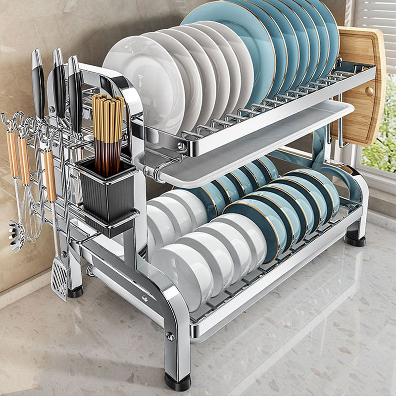 304不锈钢碗架沥水篮碗碟沥水架多功能放碗架碗筷收纳厨房置物架