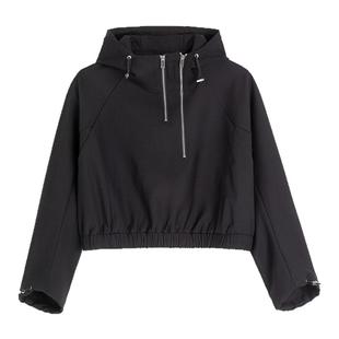 INSOMNIA失眠者 机能风设计感超短款连帽宽松工装冲锋衣运动套装