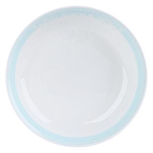 釉下彩家用骨瓷盘子菜盘饭盘圆形深盘ins奶油风凉菜碟子陶瓷餐具