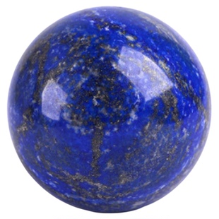 阿富汗天然青金石球原石打磨蓝色水晶球青金矿石玄关客厅桌面摆件